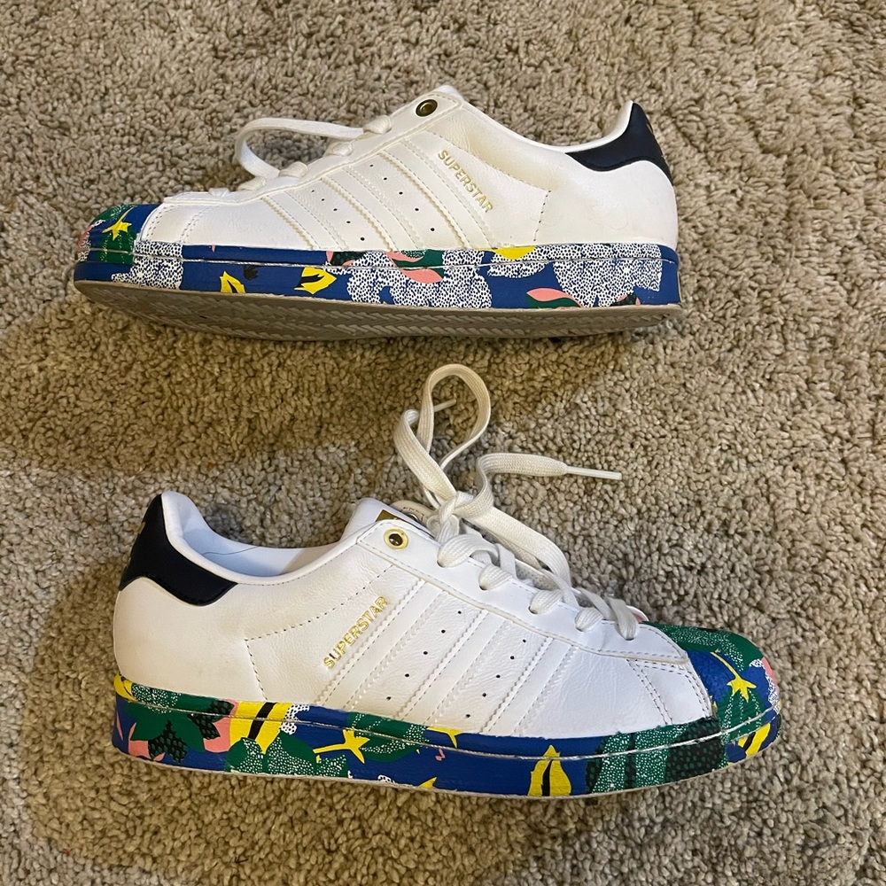 Floral Adidas Superstar